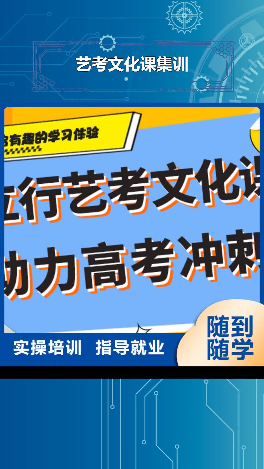 菏泽 艺考文化课集训推荐就业